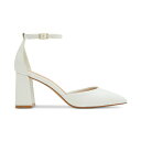 アルド アルド レディース サンダル シューズ Women's Jan Pointed Toe Ankle-Strap Block-Heel Sandals White Smooth