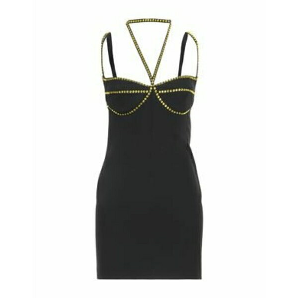 【送料無料】 ジ アティコ レディース ワンピース トップス Mini dresses Black
