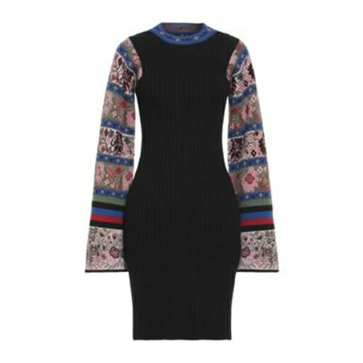 【送料無料】 エトロ レディース ワンピース トップス Midi dresses Black 【送料無料】 エトロ レディース ワンピース トップス Midi dresses Black