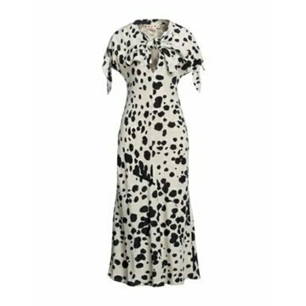 【送料無料】 マルニ レディース ワンピース トップス Midi dresses Beige