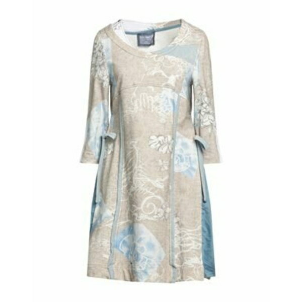 【送料無料】 エリサ カヴァレッティ バイ ダニエラ ダッラヴァッレ レディース ワンピース トップス Mini dresses Beige