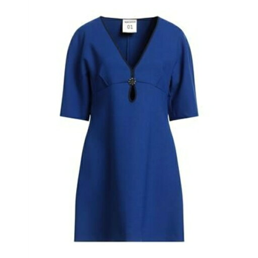 【送料無料】 セミクチュール レディース ワンピース トップス Mini dresses Blue 【送料無料】 セミクチュール レディース ワンピース トップス Mini dresses Blue