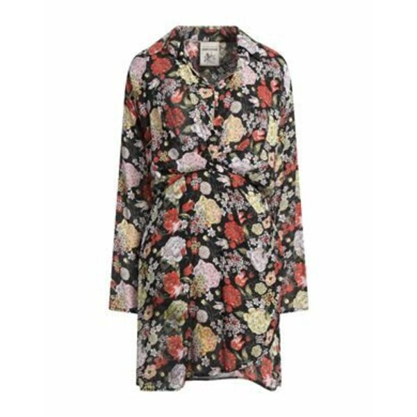 【送料無料】 セミクチュール レディース ワンピース トップス Mini dresses Black