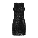 【送料無料】 セブンティセルジオテゴン レディース ワンピース トップス Mini dresses Black