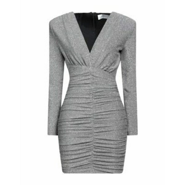 【送料無料】 ソーアリュール レディース ワンピース トップス Mini dresses Silver