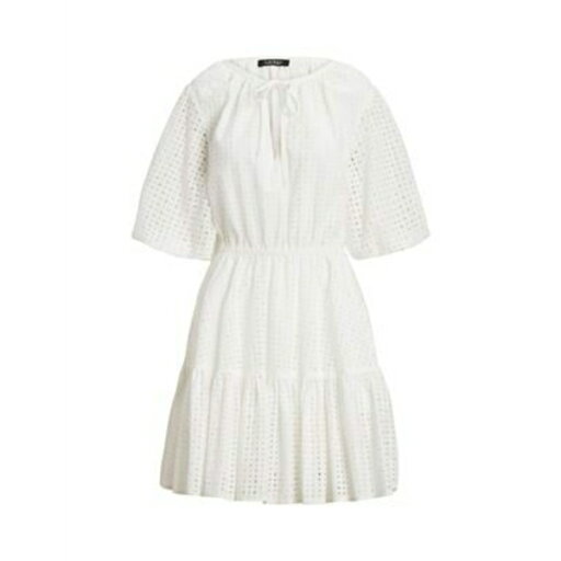 【送料無料】 ラルフローレン レディース ワンピース トップス Mini dresses White 【送料無料】 ラルフローレン レディース ワンピース トップス Mini dresses White