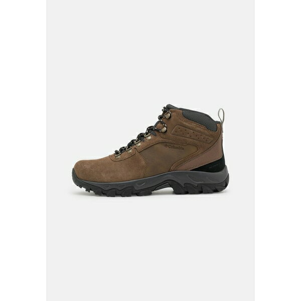 コロンビア メンズ バスケットボール スポーツ NEWTON RIDGE PLUS II WATERPROOF - Hiking shoes - dark brown/dark grey