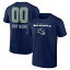 եʥƥ  T ȥåץ Seattle Seahawks Fanatics Branded Personalized Name &Number Team Wordmark TShirt College Navy