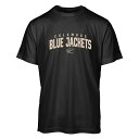 レベルウェア メンズ Tシャツ トップス Columbus Blue Jackets Levelwear Anthem Performance TShirt Black