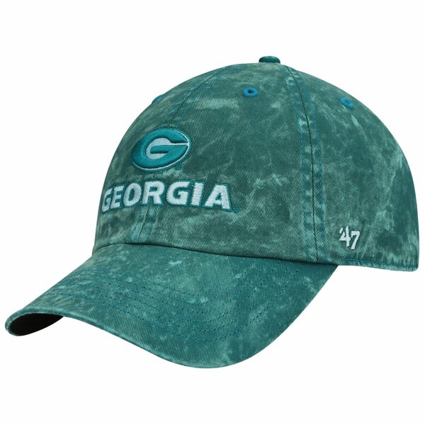 フォーティーセブン レディース 帽子 アクセサリー Georgia Bulldogs 039 47 Women 039 s Gamut Clean Up Adjustable Hat Teal