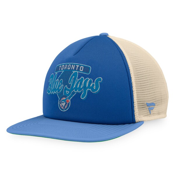 ファナティクス メンズ 帽子 アクセサリー Toronto Blue Jays Fanatics Branded Cooperstown Collection Talley Foam Trucker Snapback Hat Royal/Powder Blue