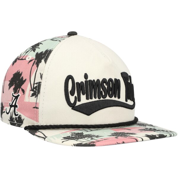 楽天astyニューエラ メンズ 帽子 アクセサリー Alabama Crimson Tide New Era High Tide Golfer Snapback Hat Cream