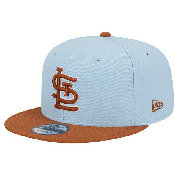 j[G Y Xq ANZT[ St. Louis Cardinals New Era Spring Color TwoTone 9FIFTY Snapback Hat Light Blue