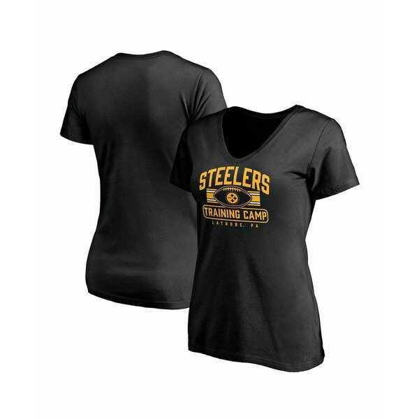 եʥƥ ǥ åȥ ȥåץ Women's Black Pittsburgh Steelers Training Ca...