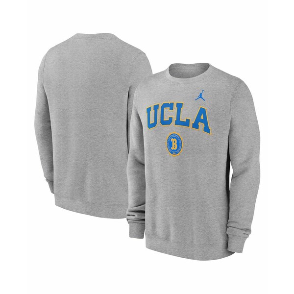 ■トップスサイズ 単位(cm) USサイズ｜胸囲(cm) XS(32-34in)｜84 S(34-36in)｜88 M(36-38in)｜94 L(38-40in)｜100 XL(42-44in)｜106 ■ブランド Jordan (ジョーダン)■商品名 Men's Heather Gray UCLA Bruins Legacy Classic Pullover Sweatshirt■こちらの商品は米国・ヨーロッパからお取り寄せ商品となりますので、 お届けまで10日〜2週間前後お時間頂いております。 ■各ブランド・商品・デザインによって大きな差異がある場合がございます。 ■あくまで平均的なサイズ表ですので、「参考」としてご利用ください。 ■店内全品【送料無料】です！（※沖縄・離島は別途送料3,300円がかかります）