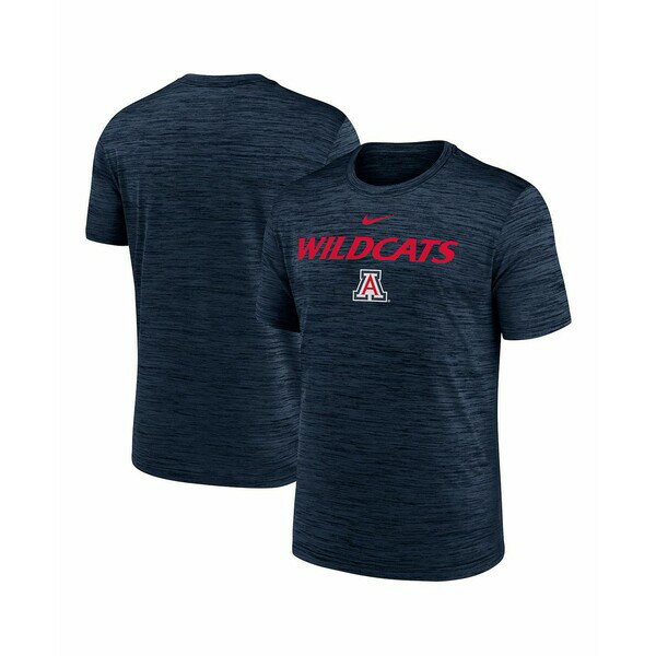 ナイキ メンズ シャツ トップス Men's Navy Arizona Wildcats 2025 Sideline Velocity Performance T-Shirt Navy