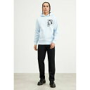 カルバンクライン メンズ パーカー・スウェットシャツ アウター MODERN METALS HOODIE UNISEX - Hoodie - keepsake blue