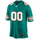 ナイキ メンズ ユニフォーム トップス Miami Dolphins Nike Alternate Custom Game Jersey Aqua 3