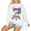 ǥ ǥ ѡåȥ  Buffalo Bills Gameday Couture Women's Run the Show Pullover Sweatshirt Ash