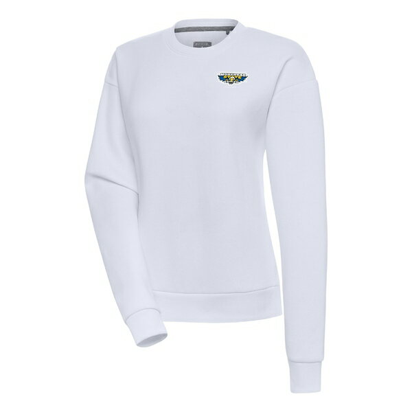 アンティグア レディース パーカー・スウェットシャツ アウター Morehead State Eagles Antigua Women's Victory Pullover Sweatshirt White