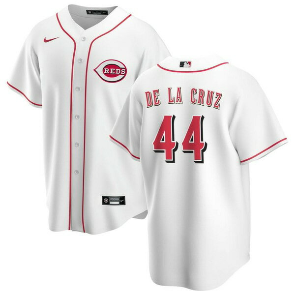 ナイキ メンズ ユニフォーム トップス Cincinnati Reds Nike Home Replica Custom Jersey White