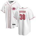 ナイキ メンズ ユニフォーム トップス Cincinnati Reds Nike Home Replica Custom Jersey White