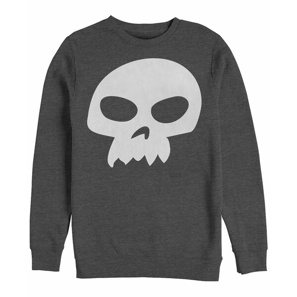 フィフスサン メンズ パーカー・スウェットシャツ アウター Disney Pixar Men's Toy Story Sid Skull Costume, Crewneck Fleece Dark Gray