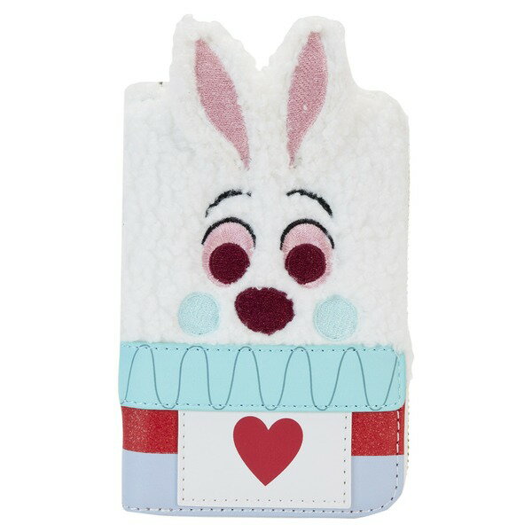 ラウンジフライ メンズ 財布 アクセサリー Alice in Wonderland Loungefly White Rabbit Cosplay Zip Around Wallet