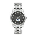 uo Y rv ANZT[ BYU Cougars Bulova Stainless Steel Corporate Collection Watch -