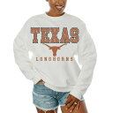 ゲームデイ レディース パーカー・スウェットシャツ アウター Texas Longhorns Gameday Couture Women's Freestyle Fleece Pullover Sweatshirt -