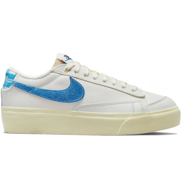 Nike ナイキ レディース スニーカー 【Nike Blazer Low Platform Sail Game Royal (Women's)】 サイズ ..