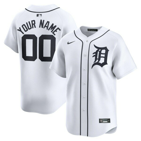 ʥ  ˥ե ȥåץ Detroit Tigers Nike Home Limited Custom Jersey White