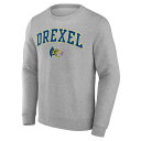 ファナティクス メンズ パーカー・スウェットシャツ アウター Drexel Dragons Fanatics Branded Campus Sweatshirt Gray