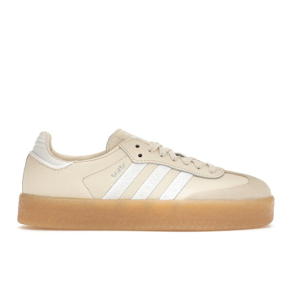 adidas アディダス レディース スニーカー 【adidas Sambae Wonder White Gum (Women's)】 サイズ US_8.5(25.5cm) Wonder White/Cloud White/Silver Metallic