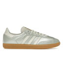 adidas アディダス レディース スニーカー 【adidas Samba OG Linen Green Metallic (Women's)】 サイズ US_7(24.0cm) Linen Green Metallic/Off White/Cyber Metallic