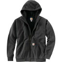 カーハート ブルゾン メンズ カーハート メンズ ジャケット＆ブルゾン アウター Carhartt Men's Rain Defender Loose Fit Midweight Thermal-Lined Full-Zip Hoodie Carbon Heather