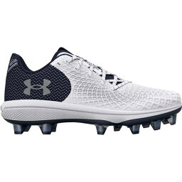 アンダーアーマー レディース フィットネス スポーツ Under Armour Women's Glyde 2.0 MT TPU Softball Cleats Navy