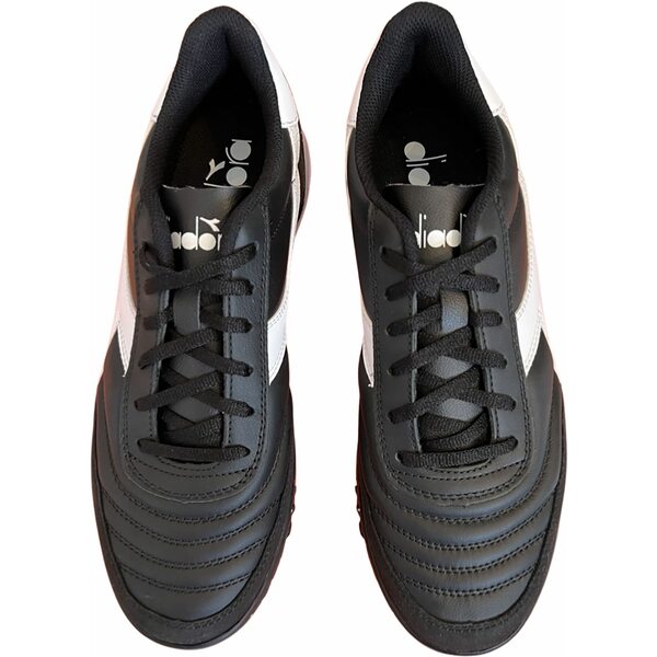 x レディース サッカー スポーツ Diadora Calcetto GR LT Turf Soccer Cleats Black/White 2