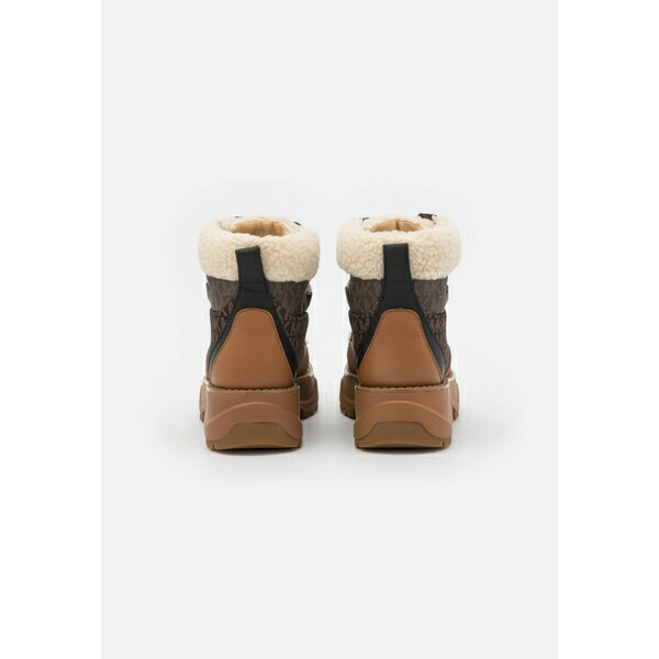 なサイズ マイケルコース レディース ブーツ＆レインブーツ シューズ DUPREE HIKER BOOTIE - Platform ankle boots - brown：asty マイケルコ