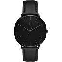 GuCGeB[ Y rv ANZT[ Men's Legacy Black Leather Strap Watch, 42mm Black