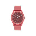 アディダス レディース 腕時計 アクセサリー Unisex Solar Project One Pink Resin Strap Watch 39mm Pink