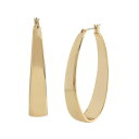 ロバート・リー・モーリス・ソーホー レディース ピアス＆イヤリング アクセサリー Oval Hoop Earrings Gold-Tone