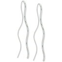 bL[uh fB[X sAXCO ANZT[ Silver-Tone Wavy Threader Earrings Silver