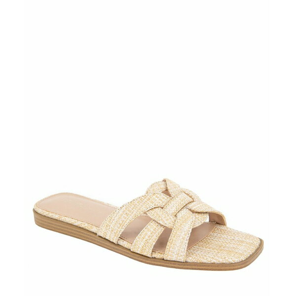 BCBジェネレーション レディース サンダル シューズ Women's Meltem Slide Flat Sandal Natural Raffia