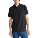 カルバン・クライン カルバンクライン メンズ シャツ トップス Men's Athletic Tech Zip Polo Shirt Black Beauty