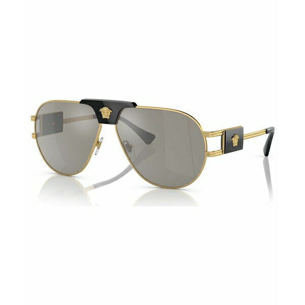 ヴェルサーチ ヴェルサーチ メンズ サングラス・アイウェア アクセサリー Men's Sunglasses, VE2252 Gold-Tone