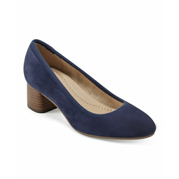  ǥ ѥץ 塼 Women's Rellia Slip-On Almond Toe Dress Ballet Pumps Dark Blue Suede