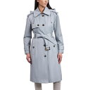 ロンドンフォグ トレンチコート レディース ロンドンフォグ レディース ジャケット＆ブルゾン アウター Women's Belted Hooded Water-Resistant Trench Coat Cloudy