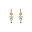 ɥ꡼Х꡼ ǥ ԥ ꡼ Linear Earrings Gold