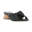 󥹥ࡼ ǥ  塼 Leana Knotted Slip-On Block-Heel Sandals Black